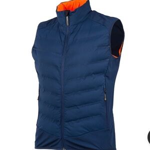 Beretta Men’s Bezoar Hybrid Lightweight Zippered Hunting Thermal Vest Blue Sz L